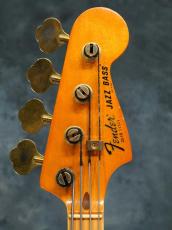 Fender 1982 Gold Jazz Bass Refinish Olympipc White_3