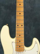 Fender 1982 Gold Jazz Bass Refinish Olympipc White_5