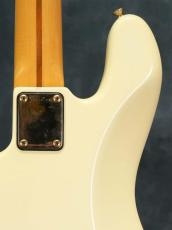 Fender 1982 Gold Jazz Bass Refinish Olympipc White_16