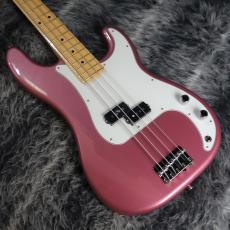 Fender Made In Japan Hybrid II Precision Bass Burgundy Mist Metallic with Matching Head