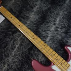 Fender Made In Japan Hybrid II Precision Bass Burgundy Mist Metallic with Matching Head_2