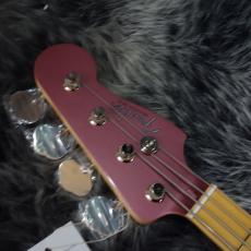 Fender Made In Japan Hybrid II Precision Bass Burgundy Mist Metallic with Matching Head_3