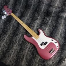 Fender Made In Japan Hybrid II Precision Bass Burgundy Mist Metallic with Matching Head_4