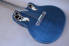 Ovation Super Adamas 1587-5 (Black) 1995年製【通常価格￥480,000 → 期間限定セール特価11/30迄】金ラメの美しい芸術的フォルム。希少な90年代中期のエレアコの最高峰モデル_3