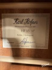 Hofner カール・ヘフナー　Classic Series HF15C　カッタウェイ　新作_9