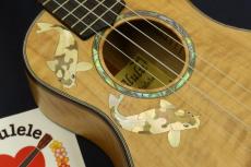 Alulu  閉店SALE! Carp (鯉)Inlay Solid Curly Maple Concert Ukulele #5519_2