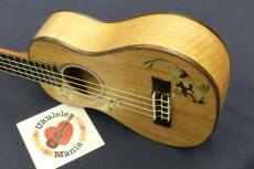 Alulu  閉店SALE! Carp (鯉)Inlay Solid Curly Maple Concert Ukulele #5519_4