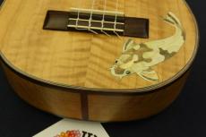 Alulu  閉店SALE! Carp (鯉)Inlay Solid Curly Maple Concert Ukulele #5519_7