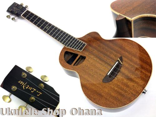 L.Luthier [Le Maho Tenor w/EQ] テナー カッタウェイ マホガニー単板 サイドホール/PU付