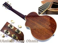 L.Luthier [Le Maho Tenor w/EQ] テナー カッタウェイ マホガニー単板 サイドホール/PU付_2