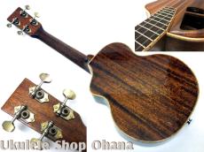 L.Luthier [Le light Maho Concert w/EQ] コンサート カッタウェイ マホガニー単板 サイドホール/PU付_2