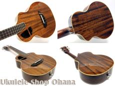 L.Luthier [Le light Maho Concert w/EQ] コンサート カッタウェイ マホガニー単板 サイドホール/PU付_3