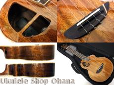 L.Luthier [Le light Maho Concert w/EQ] コンサート カッタウェイ マホガニー単板 サイドホール/PU付_4