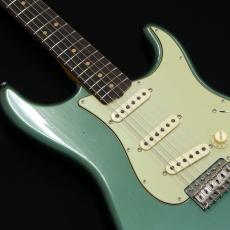 Fender Custom Shop S23 Limited 1963 Stratocaster Journeyman Relic w/CC Hardware [Aged Sherwood Green Metallic]_4