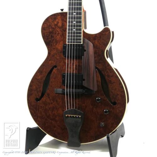 Kikuchi Guitars MF15S 2HB Imbuia Burl【48回無金利キャンペーン発動中!】