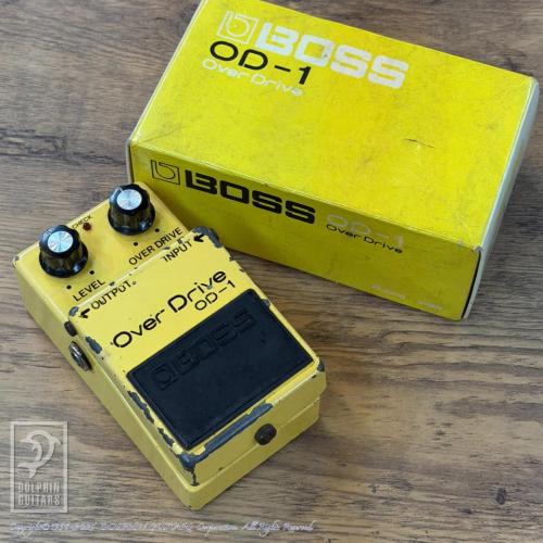 BOSS OD-1 #8200  (Raytheon RC3403ADB) 銀ネジ スケルトンスイッチ 1979年生