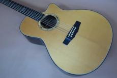 Morris S-101 / Venetian Cutaway・Original Peg・Solid Spruce Top・Solid Rosewood Side and Back・Abalone Rosette・Ebony Fingerboard and Bridge・Tortoise Color Binding・B-Band Pickup 【With Original Gig Case】2000年代製　_3