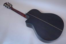 Morris S-101 / Venetian Cutaway・Original Peg・Solid Spruce Top・Solid Rosewood Side and Back・Abalone Rosette・Ebony Fingerboard and Bridge・Tortoise Color Binding・B-Band Pickup 【With Original Gig Case】2000年代製　_6