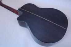 Morris S-101 / Venetian Cutaway・Original Peg・Solid Spruce Top・Solid Rosewood Side and Back・Abalone Rosette・Ebony Fingerboard and Bridge・Tortoise Color Binding・B-Band Pickup 【With Original Gig Case】2000年代製　_7