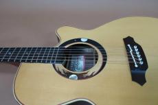 Takamine LTD-98 Limited Model / Venetian Cutaway・Solid Spruce Top・Rio Grande Palisander Side and Back・Moon Space Abalone Inlay and Rosette・Original DSP PRE-AMP AD-1 Pickup System【With Original Case】1998年製_12