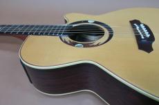 Takamine LTD-98 Limited Model / Venetian Cutaway・Solid Spruce Top・Rio Grande Palisander Side and Back・Moon Space Abalone Inlay and Rosette・Original DSP PRE-AMP AD-1 Pickup System【With Original Case】1998年製_13