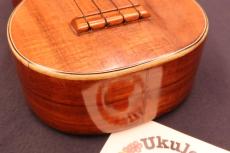 SAM CHANG 1920'S Vintage Koa Soprano with Pearloid Binding #870_4