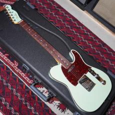 Fender 2021 American Ultra Luxe Telecaster Transparent Surf Green
