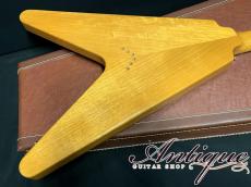 Gibson Custom Shop　Historic Collection 1958 Korina Flying V Reissue 2021 Natural /White Pickguard VOS "Dead Stock Mint"_5