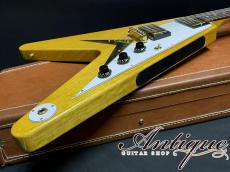Gibson Custom Shop　Historic Collection 1958 Korina Flying V Reissue 2021 Natural /White Pickguard VOS "Dead Stock Mint"_6