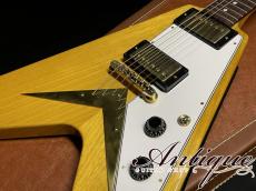 Gibson Custom Shop　Historic Collection 1958 Korina Flying V Reissue 2021 Natural /White Pickguard VOS "Dead Stock Mint"_7