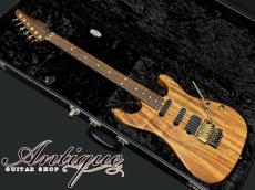 Suhr Reb Beach Signature 2009 Natural /Pau Ferro Neck&FB w/EMG Floyd Rose Tremolo Gold-HW Near-Mint "Killer Figured Koa"