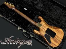 Suhr Reb Beach Signature 2009 Natural /Pau Ferro Neck&FB w/EMG Floyd Rose Tremolo Gold-HW Near-Mint "Killer Figured Koa"_3