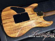 Suhr Reb Beach Signature 2009 Natural /Pau Ferro Neck&FB w/EMG Floyd Rose Tremolo Gold-HW Near-Mint "Killer Figured Koa"_5