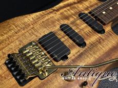 Suhr Reb Beach Signature 2009 Natural /Pau Ferro Neck&FB w/EMG Floyd Rose Tremolo Gold-HW Near-Mint "Killer Figured Koa"_7