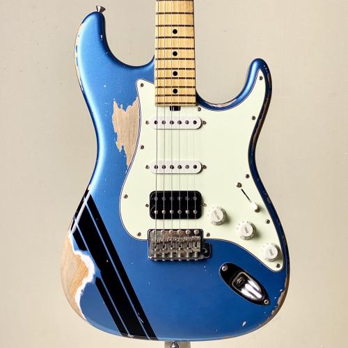 Red House Piccola S/SSH -Sonic Blue w/Stripe Heavy Aged-