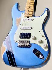 Red House Piccola S/SSH -Sonic Blue w/Stripe Heavy Aged-_5