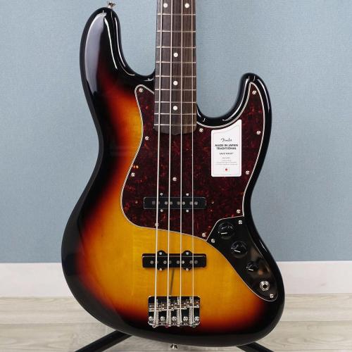 Fender Made in Japan Traditional 60s Jazz Bass 3-Color Sunburst