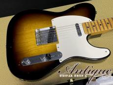 Fender Custom Shop 1957 Telecaster 2023 Wide Fade 2 Color Sunburst Journeyman Relic w/HW-PU 3.28kg "No-Used Dead Stock"_4