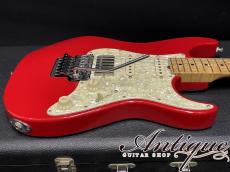 JS Guitar (John Suhr Guitar) Custom Dinky Strat SSH FRT 1997-98年製 Porsche Red w/Killer Figured Neck "First Suhr Custom #071"_6