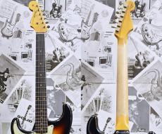Fender Custom Shop Guitar Planet Exclusive 1960 Stratocaster Journeyman Relic Left Handed -Faded/Aged 3 Color Sunburst-_6
