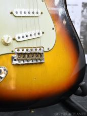 Fender Custom Shop Guitar Planet Exclusive 1960 Stratocaster Journeyman Relic Left Handed -Faded/Aged 3 Color Sunburst-_9