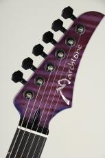 Marchione Guitars Set Neck Carve Top 1pcs Figured Maple African Mahogany H/S/H Trans Blue 2022_5