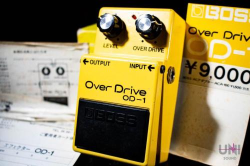 BOSS OD-1 OverDrive #8700 1979 JRC4558D 0246