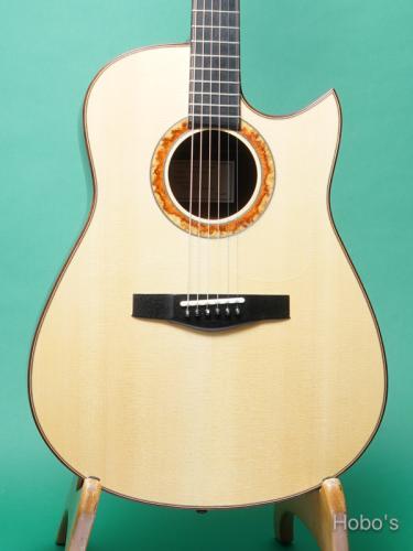 KAMEOKA GUITAR (亀岡 隆之) KMD Cutaway "German / Madagascar Rosewood"