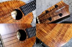 Kamaka 2019年製 HP-1LD 【ロングネック】【虎杢】【PU有り】【池袋店在庫品】_11