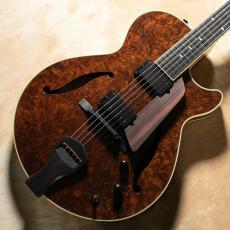 Kikuchi Guitars Archtop MF15S 2HB 2025 Ltd Exotic Imbuia Burl_2