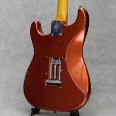 Fender Stratocaster Candy Apple Red Overlay Sonic Blue_6