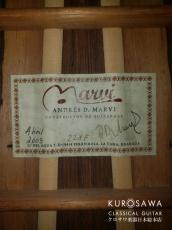 ANDRES D. MARVI アンドレス・D.・マルビ 2009年製 松・ハカランダ フラメンコ 黒【日本総本店2F 在庫品】_4