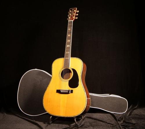 Yamaki YM-1000【エゾ松×ハカランダ単板モデルが大特価! マーチン40番台スタイルの豪華仕様! 滅多に出ない貴重なジャパンビンテージです! 】