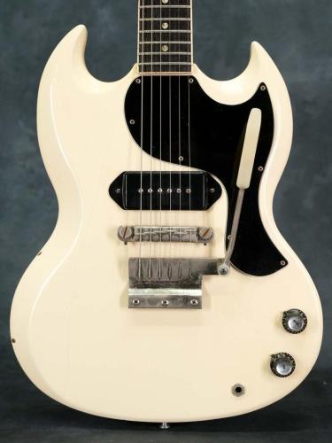 Gibson 1965 SG Junior Polaris White Regular Neck with Binding